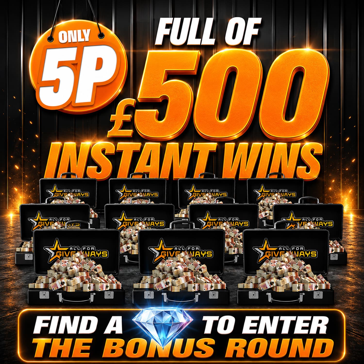 Full Of £500's for 5p