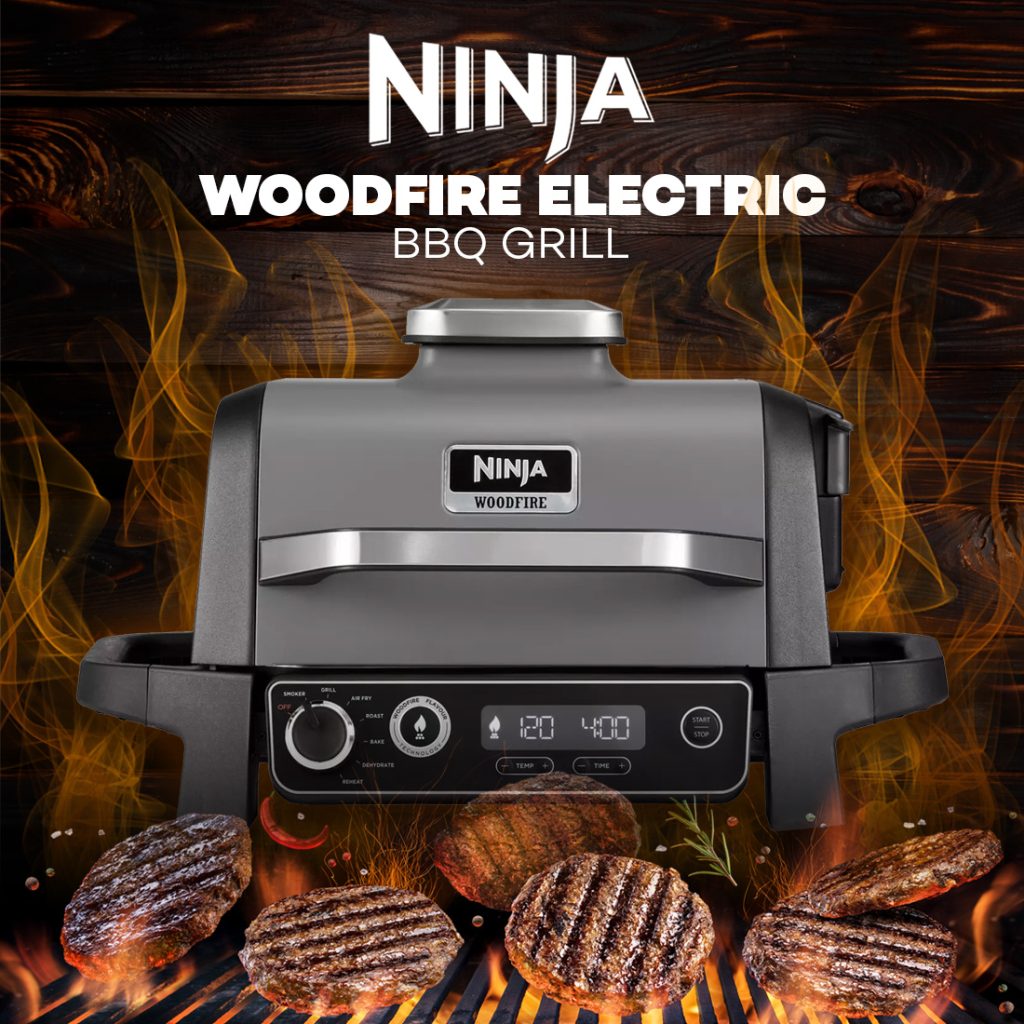 Ninja Woodfire Electric BBQ Grill for just 99p All For Giveaways