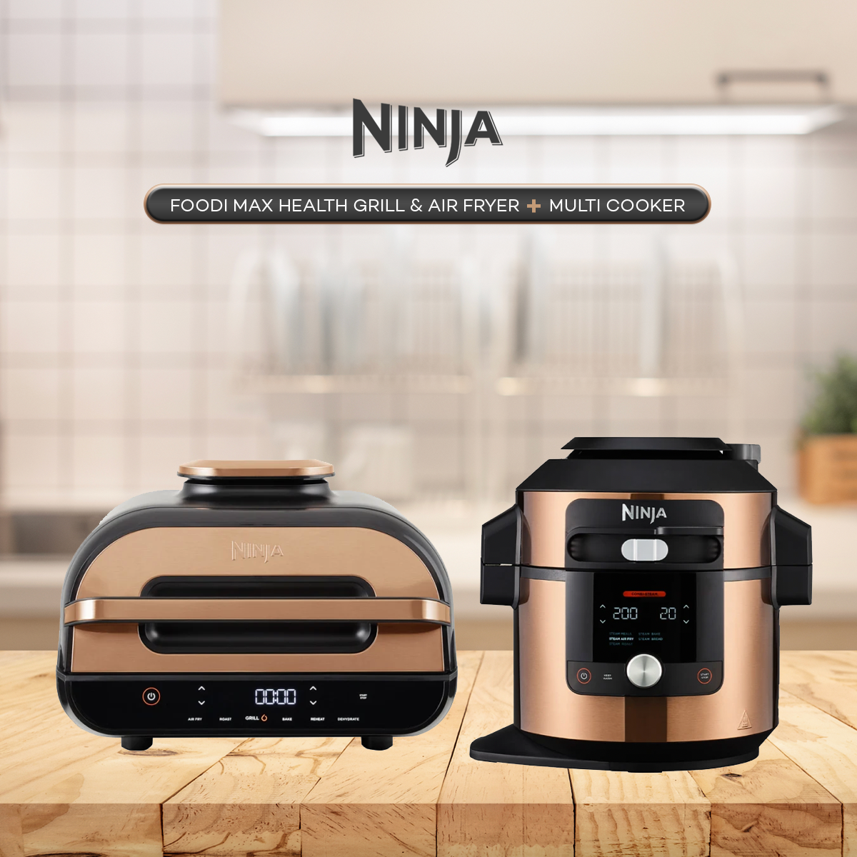 Ninja Health Grill & Air fryer plus Multi Cooker All For Giveaways